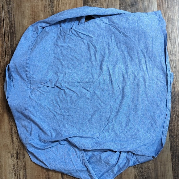 Jared Lang After Hours Paisley Flip Cuff Shirt 100% Cotton Size 2XL in Blue - Picture 9 of 9